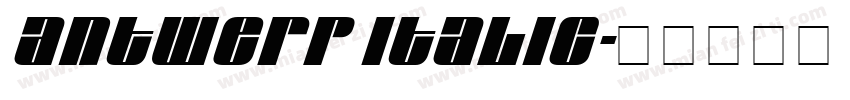 Antwerp Italic字体转换
